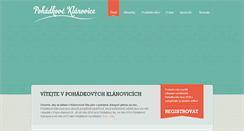 Desktop Screenshot of pohadkoveklanovice.cz